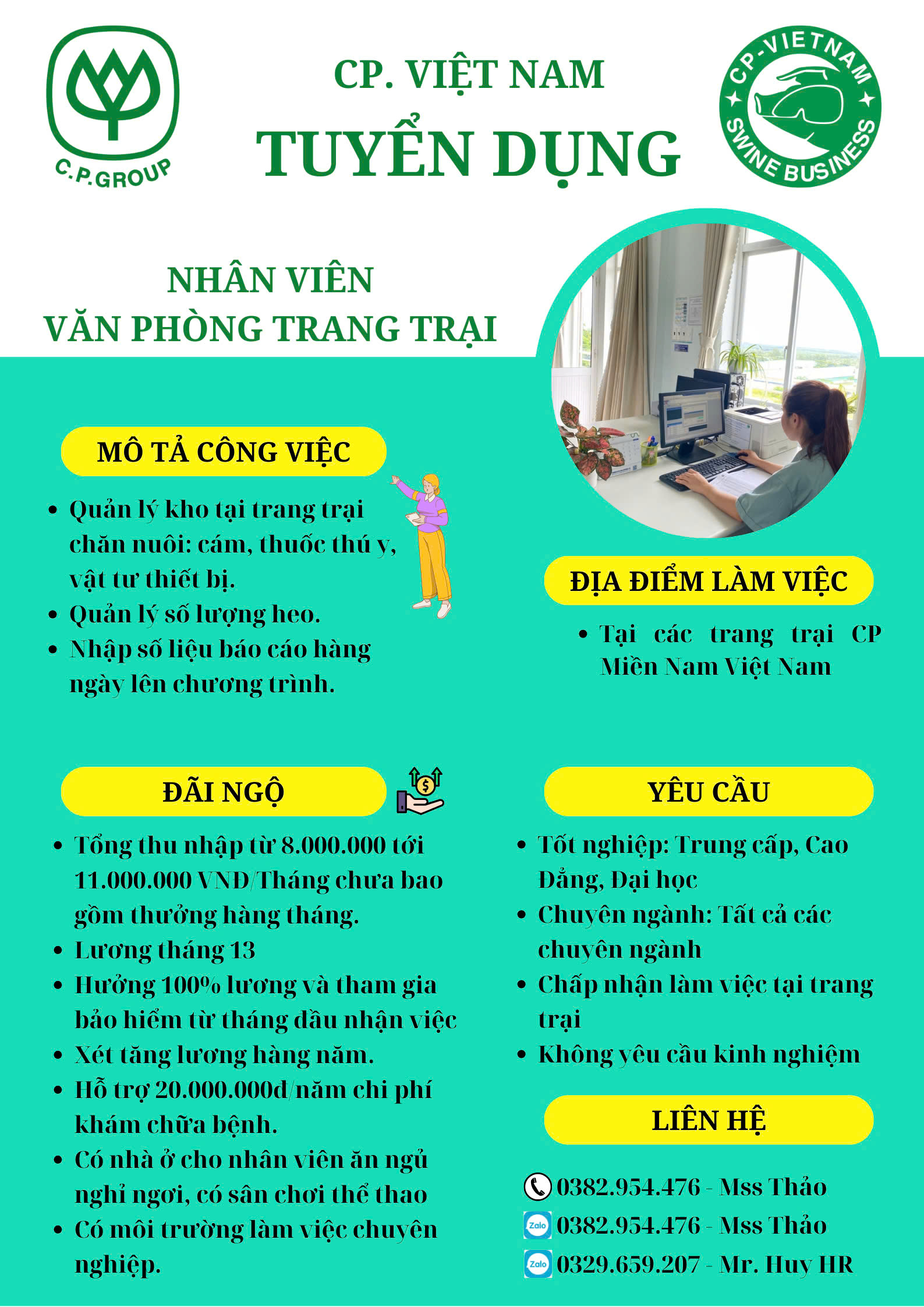 Tuyển dụng nhân viên văn phòng trang 